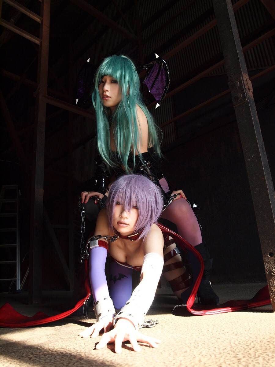 [Cosplay] sm女王乐趣 Darkstalkers Morrigan & Lilith